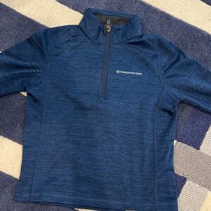 Vineyard Vines Navy Quarter-Zip Pullover